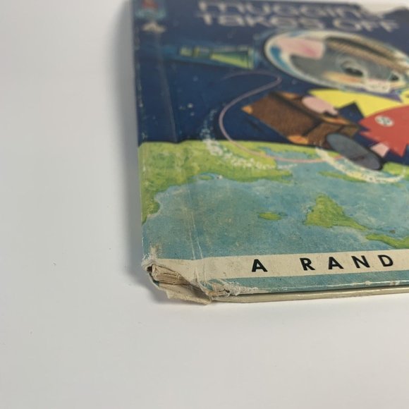 Muggins Takes Off Tip-Top Elf Book Rand McNally 1964 Vintage Children’s Book - Picture 2 of 4